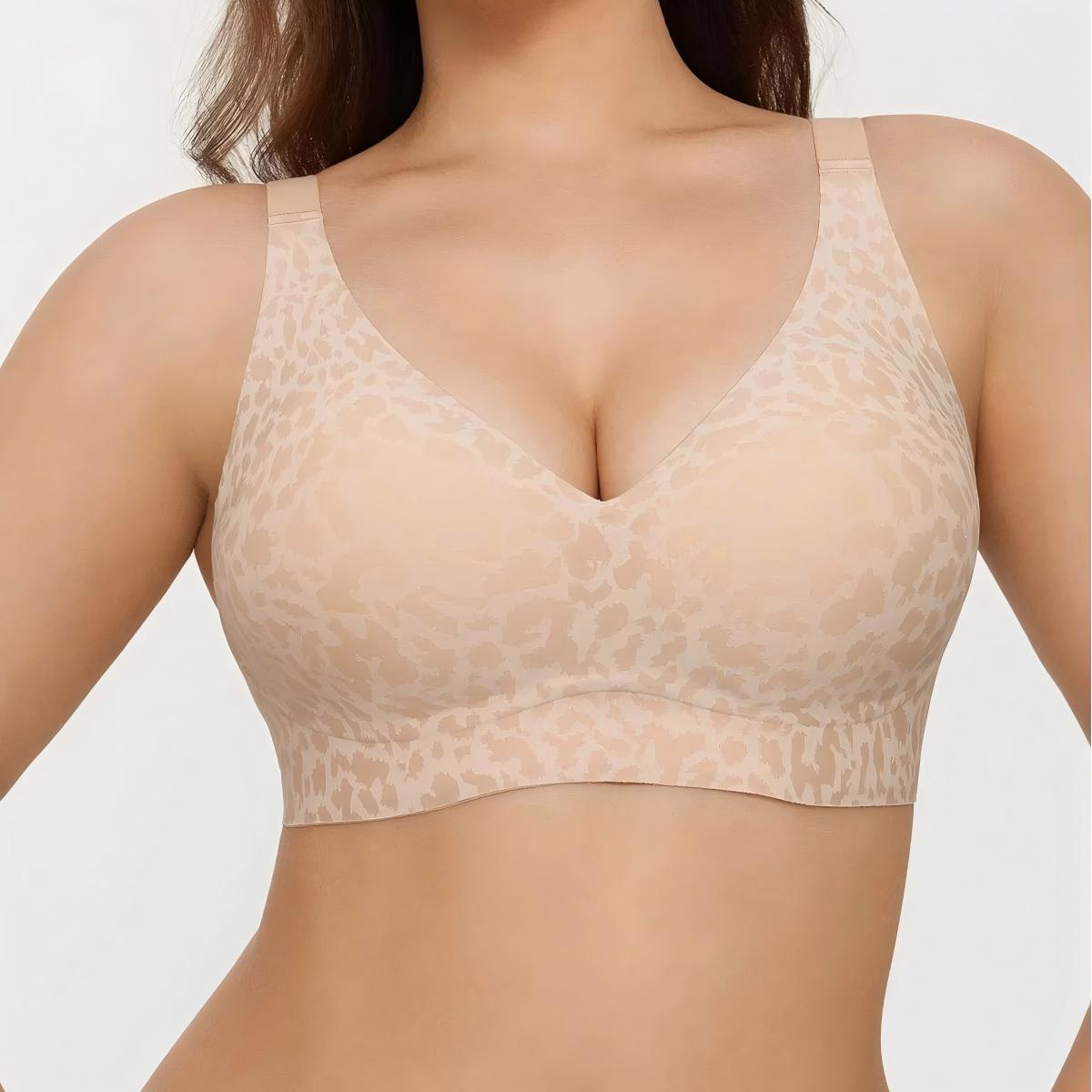 Wireless Comfy Push Up Jelly Bra - Leopard Limited Edition