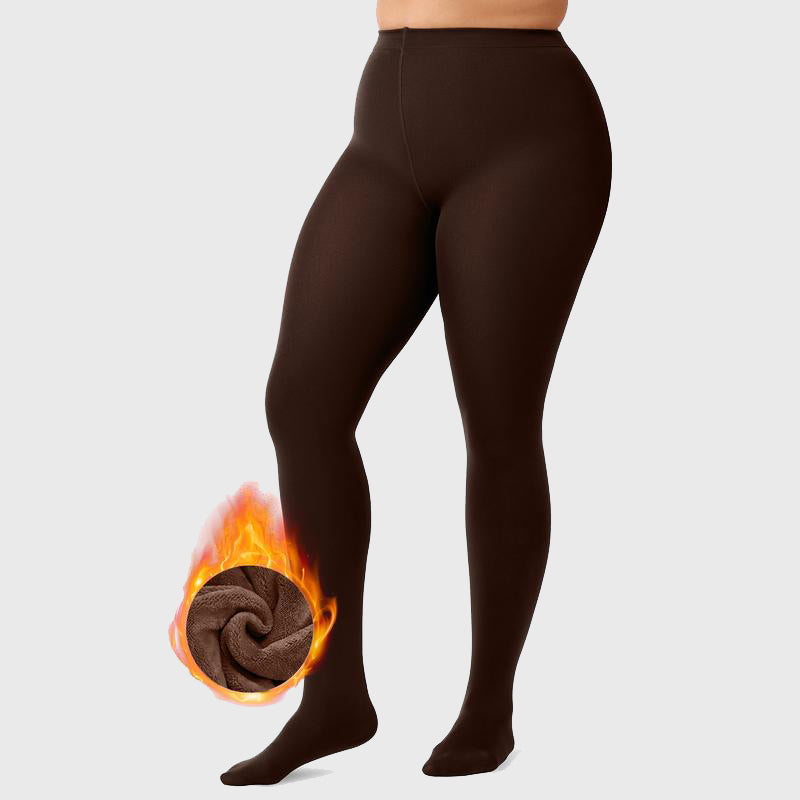 BOGO Sheer Fleece Lined Leggings – Ultra-Warm, High-Waisted Winter Tights